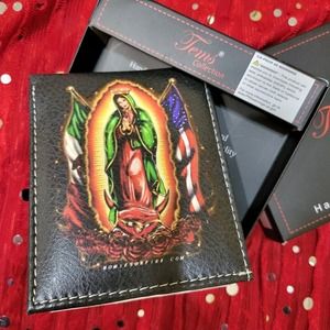 Wallet Virgen de Guadalupe Printed Bi-Fold in gift box